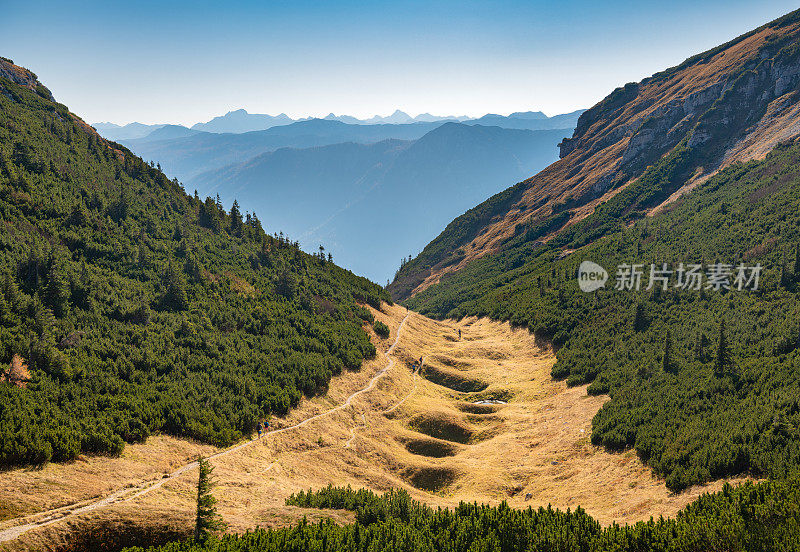 徒步旅行路线，奥地利阿尔卑斯山，Ausseerland, Salzkammergut，奥地利